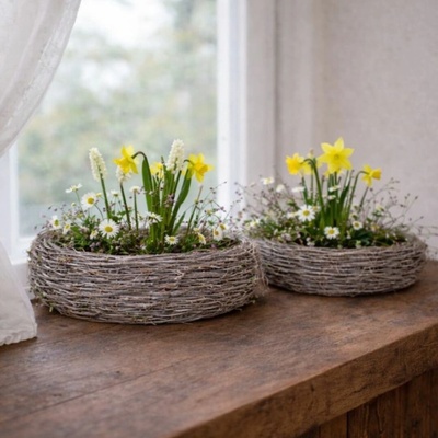 Wikholm Form Proutěný květináč Runa 2 varianty Velikost: M – Sleviste.cz