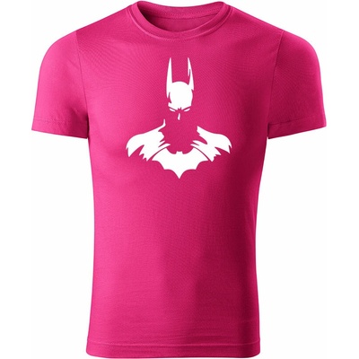 Tričko Batman pánske tričko purpurové biele