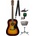 Fender CD-60 SB V3 Deluxe Standard SET Сунбурст Акустична китара