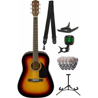 Fender CD-60 SB V3 Deluxe SET Сунбурст Акустична китара