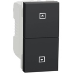 Schneider Electric SE Бутон за щори 1 мод. цвят Антрацит Unica - NU310754SC (NU310754SC)