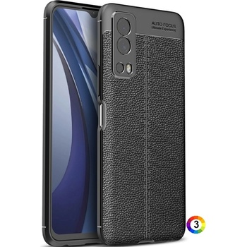 vivo iQOO Z3 / Y72 5G Удароустойчив Litchi Skin Калъф и Протектор