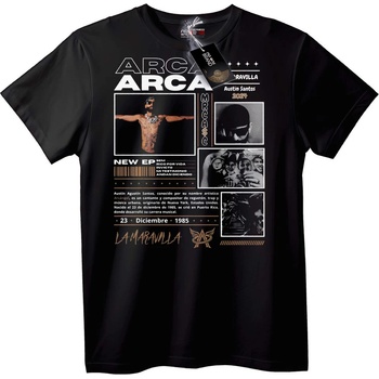 NOONEBRAND Тениска ARCA музикален артист - 7XL, Black