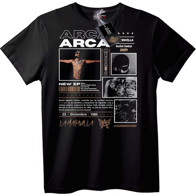 NOONEBRAND Тениска ARCA музикален артист - 7XL, Black
