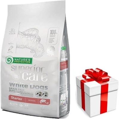 Nature's Protection Superior Care White Dogs Starter Grain Free Salmon 1,5 kg
