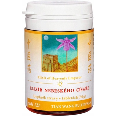 ELIXÍR NEBESKÉHO CISÁRA TIAN WANG BU XIN WAN TCM Herbs 100 tabliet 30 g
