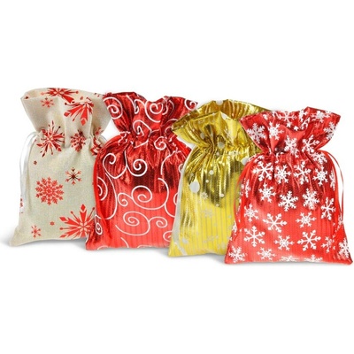 MFP Sáček textil vánoční 13x18cm mix barev