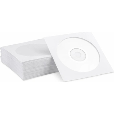 COVER IT obálka papírová s klipem 10ks Obal na CD, DVD, obálka papírová, s klipem, bílý, 10ks 12813 – Zboží Živě