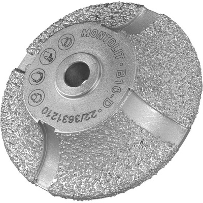 Montolit B10-D - náhradní diamantová fréza, rádius 10mm