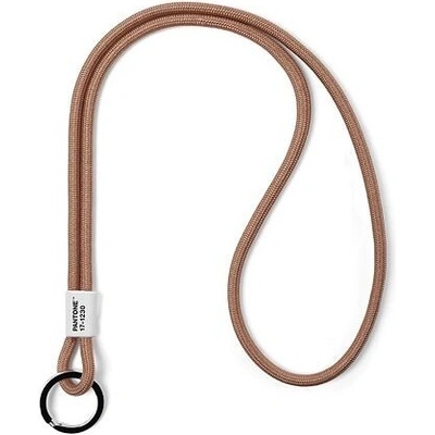 Snúrka na krk PANTONE Pútko na kľúče S Mocha Mousse 17-1230