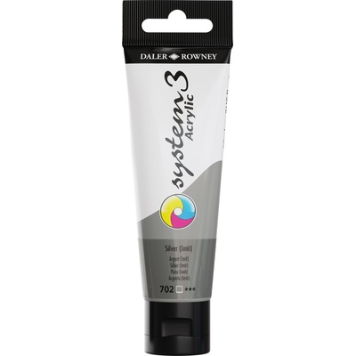 Daler-Rowney System3 АКРИЛНА боя Silver Imitation 59 ml 1 бр (129059702)
