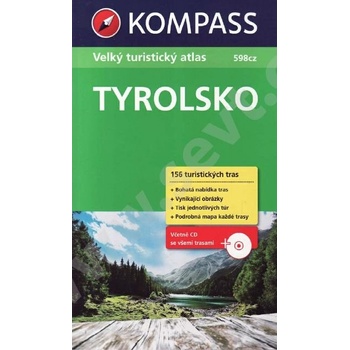 Tyrolsko Velký turistický atlas + CD-ROM