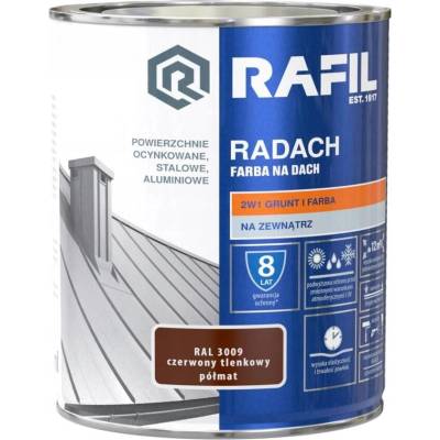 Rafil Radach Barva na střechu 0,75 l červená oxidovaná polomatná