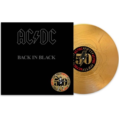 AC/DC - Back In Black Limited Gold Metallic LP