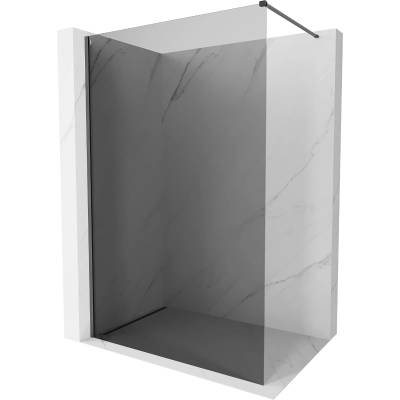 Mexen Kioto-X душ преграда Walk-in 60 x 200 см, графит 10 mm, четка сива гънка (800-060-101-66-40-X)