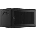 Lanberg WF01-6406-23B стенен шкаф 19" 6U 600x450 черен (WF01-6406-23B)