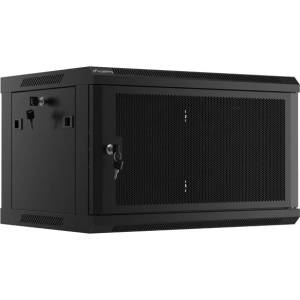 Lanberg WF01-6406-23B стенен шкаф 19" 6U 600x450 черен (WF01-6406-23B)