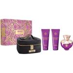Versace Dylan Purple Подаръчен комплект, Парфюмна вода 100ml + Душ гел 100ml + Мляко за тяло 100ml + чанта, Жени