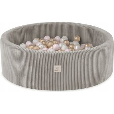 Misioo suchý bazének 90 x 30 cm béžový + 200 míčků – Zboží Dáma