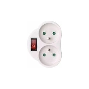 Eaglemoss Collections Emos Plug Detector 2 sockets with/u white (P0062)