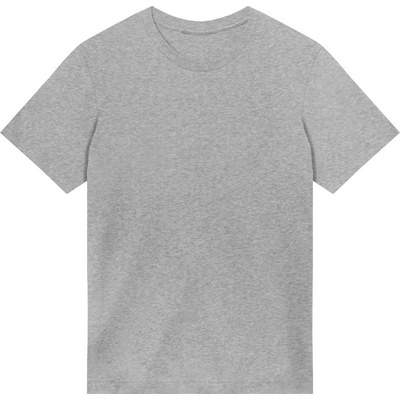 True Blanks Essentials Mens Regular Tee krátký rukáv Melír šedé