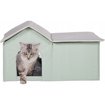SucceBuy Domeček zelený L 67 x 56 x 41 cm