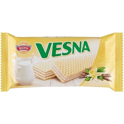 Sedita Vesna Oblátky s mliečnou krémovou náplňou so smotanovo vanilkovou arómou 50 g