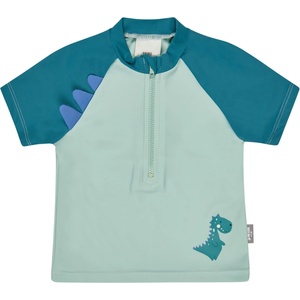 Sterntaler Детска плажна тениска от ликра Sterntaler Kid's Short-Sleeve Swim Shirt Dino Lycra - Eisgrün - размер 68 (EU) (750-2686-0111)