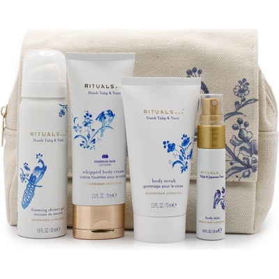 Rituals Amsterdam Collection parfémovaný sprej na tělo a vlasy 20 ml + tekuté mýdlo na ruce 110 ml + sprchová pěna 50 ml + tělový krém 70 ml