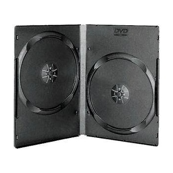 DVD-BOX 14 mm Двойна черна за DVD - в кашон 100 броя