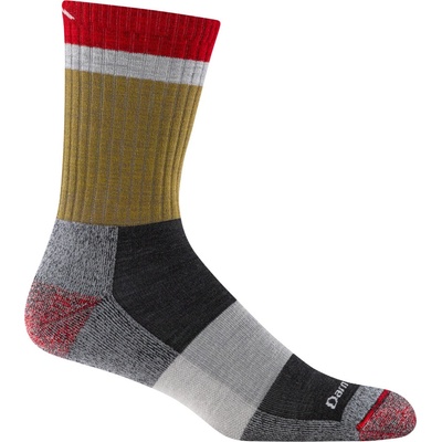 Darn Tough Heady Stripe Micro Crew Lightweight with Cushion Ash
