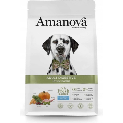 Amanova Dog Adult Digestive Rabbit & Pumpkin GF 2 kg