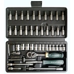 ROCKFORCE Гедоре 46 части 1/4", 4-14 мм, rockforce 2462-5 (uni-07029)
