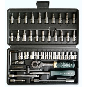 ROCKFORCE Гедоре 46 части 1/4", 4-14 мм, rockforce 2462-5 (uni-07029)