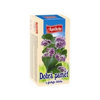 Apotheke Pro dobrou paměť s ginkgo bil.20 x 1,5 g