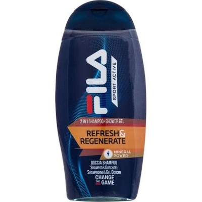 Sport Active Refresh & Regenerate 2in1 Shampoo + Shower Gel освежаващ и регенериращ душ гел 250 ml за мъже