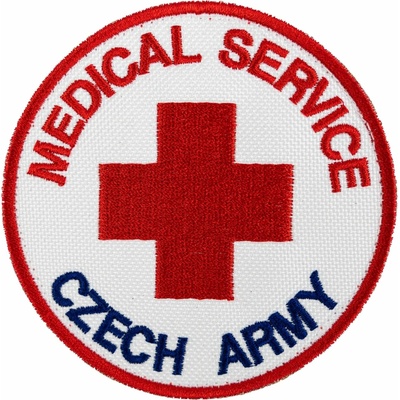 NAVYS Nášivka MEDICAL SERVICE CZECH ARMY barevná VELCRO