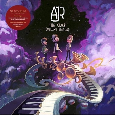 AJR - The Click (Deluxe Edition) (Ghostly Red Coloured) (2 LP) (4099964123173)
