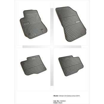 Image 1 of FroGum Гумени стелки за CITROEN C4 Cactus (2014-2020), марка Frogum (542643)
