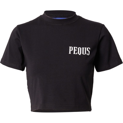 Pequs Тениска черно, размер XS
