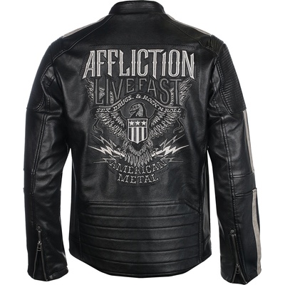 AFFLICTION мъжко яке affliction - american metal - 110ow428-bk