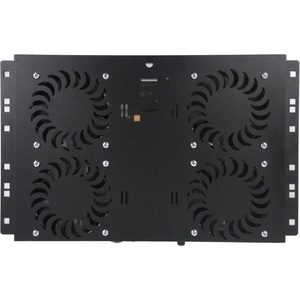 Mirsan Вентилаторен блок Mirsan MR. FAN4ON. 01, за 19" шкаф, 4 вентилатора, черен (MR.FAN4ON.01)