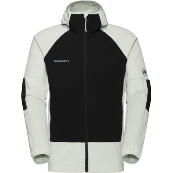 Mammut Мъжко поларено яке Mammut Massone Midlayer Hooded Jacket Fleece jacket - Silver Sage / Black (005-5998-0312)