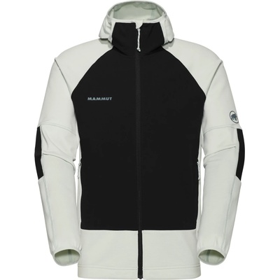 Mammut Мъжко поларено яке Mammut Massone Midlayer Hooded Jacket Fleece jacket - Silver Sage / Black (005-5998-0312)