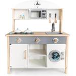 ECOTOYS Детска Дървена Кухня с Пералня XXL Ecotoys 89041 (TL89041)