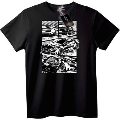 Тениска Car Mania - XL, White