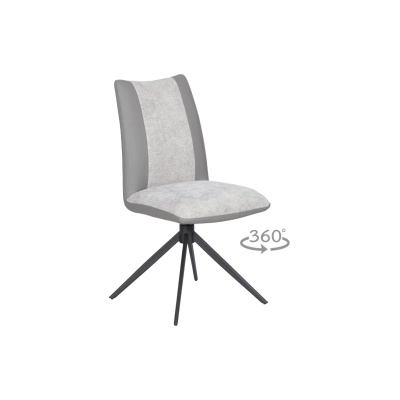 Carmen Трапезен стол tulsa - светлосив