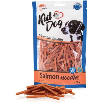 KIDDOG Лососови нудли 80 г