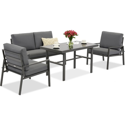 Garden Point Vigo Apetito 4 антрацит комплект градински мебели Garden Point (GAP1082-AP4)