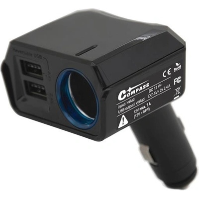 Autoadaptér USB COMPASS 07431 SELECT